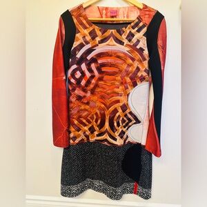 Save the Queen Contemporary Abstract Dress